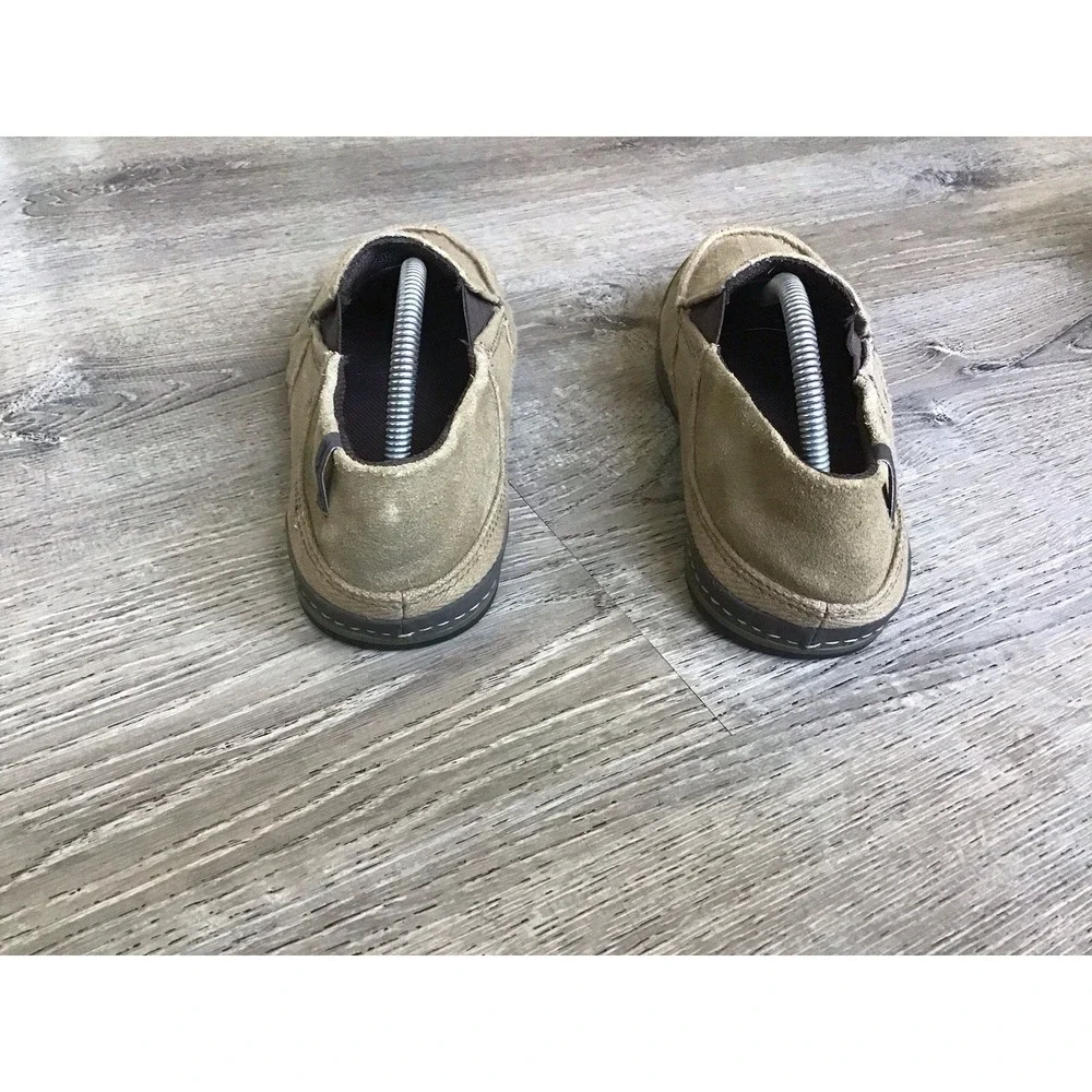 Teva Mens Size 9.5 Canvas Clifton Slip On Loafers Comfort Shoes Beige 1003432